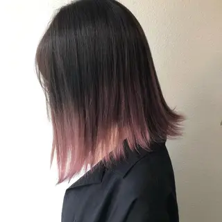 ミディアム カラー あさだ しゅうたろうのヘアスタイル