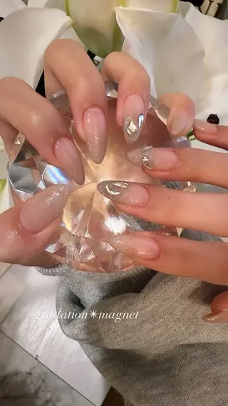 ネイル crystal ⭐︎ colorのネイルデザイン