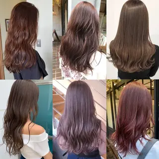 ミディアム カラー ヘアアレンジ N° uairo 川崎店【ユアイロ】のヘアスタイル
