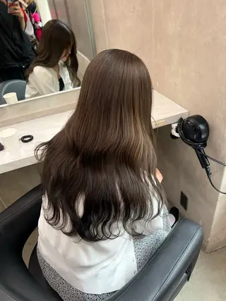 ロング カラー ヘアアレンジ 巻きラク♡レイヤー 🦢こころのヘアスタイル