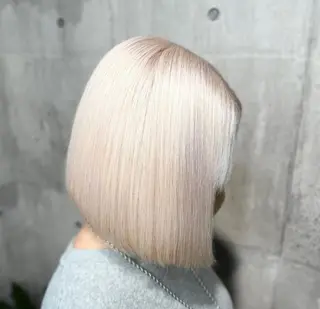 ロング カラー mimiiy梅田 中崎町ハイトーンのヘアスタイル