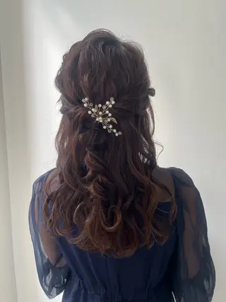 ロング ヘアアレンジ 🫧ぷる艶カラー🫧 Yuubi🦩のヘアスタイル