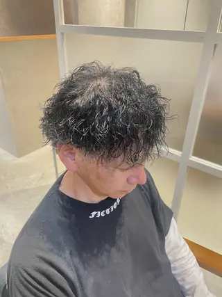 ショート メンズパーマ🌟 吉澤慶一郎のヘアスタイル