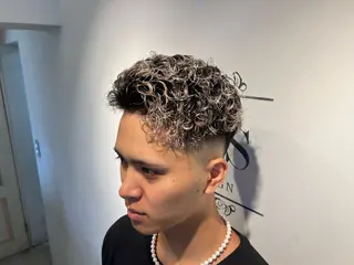 ショート カラー パーマ メンズ 💈men's💈 satoru中目黒のヘアスタイル