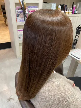 ミディアム 永田 まどかのヘアスタイル