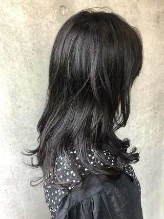 ロング カラー パーマ HEADS ex市川 ママ美容師ARISAのヘアスタイル