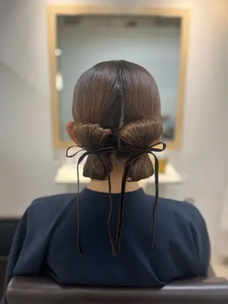 ヘアアレンジ 似合わせヘアメイク 💐オダギリチアキのヘアスタイル