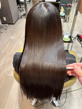 ロング brace 小笹花純のヘアスタイル