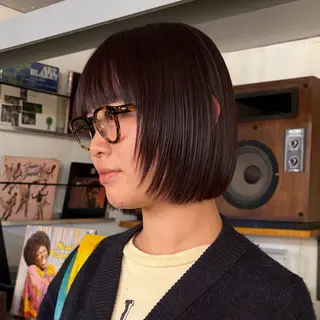 ショート カラー レイヤー/ベージュ mikuのヘアスタイル