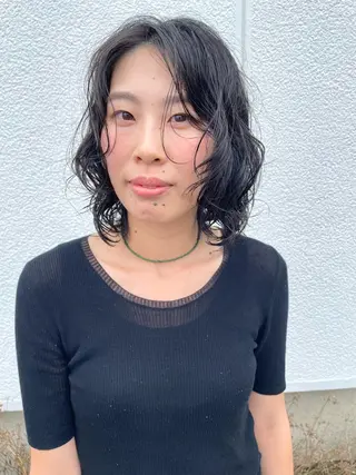 ミディアム 田口 武英のヘアスタイル