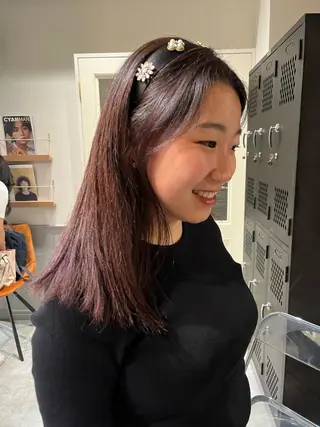 ミディアム SIKI yuuna レイヤーカット🪽のヘアスタイル