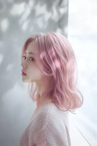 セミロング カラー 💛🤍U too e’s /店長🧸のヘアスタイル