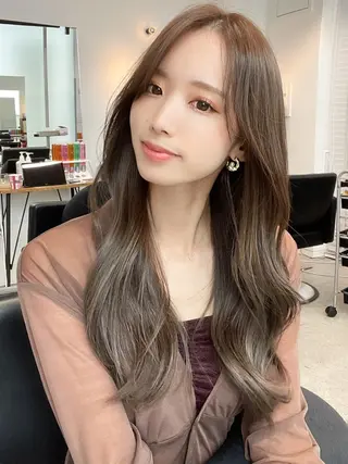 セミロング 韓国美髪矯正✂️ 佐藤ヒロのヘアスタイル