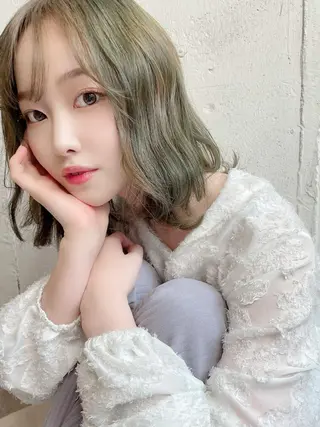 ミディアム カラー 💛丁寧さNo.🥇 🧸片山智裕💛のヘアスタイル