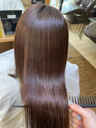 ミディアム 山木 裕子のヘアスタイル