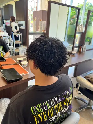 ショート パーマ メンズ 🧊メンズ特化🧊 高木航希のヘアスタイル