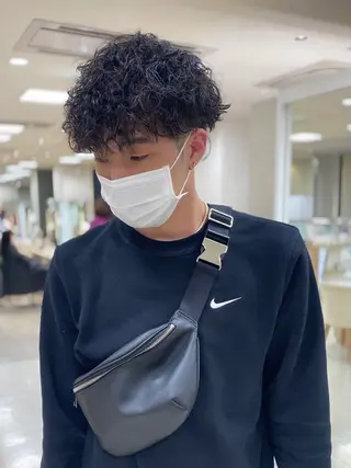 ミディアム パーマ お悩み解決美容師🦚 片山/銀座/有楽町のヘアスタイル