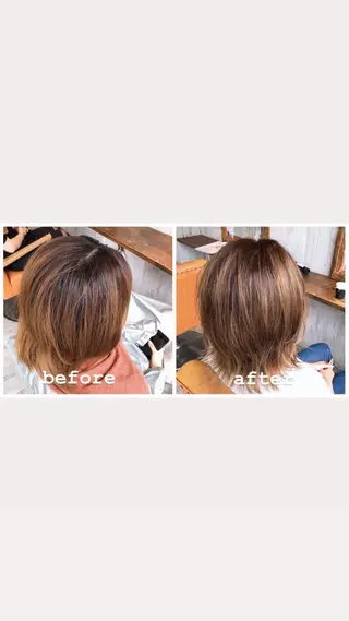 ショート カラー 中村 優志のヘアスタイル