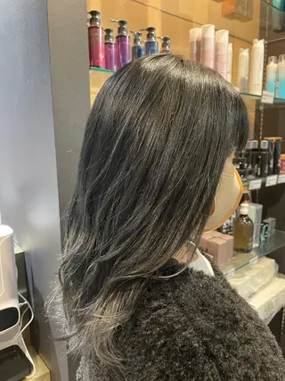 ロング カラー 透明感カラー/ 韓国風🌿RIKOのヘアスタイル