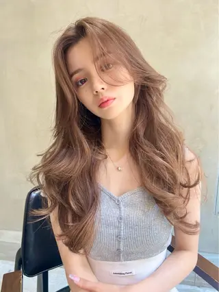 ロング カラー ヘアアレンジ 山崎 澪 レイヤーカット/大宮のヘアスタイル