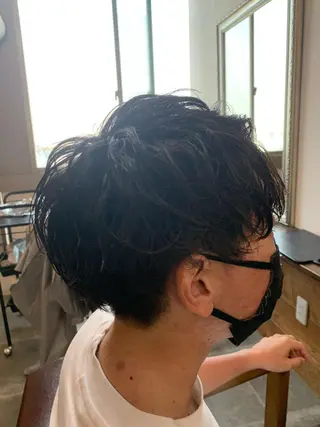 ショート メンズパーマ 髪質改善☆有馬のヘアスタイル