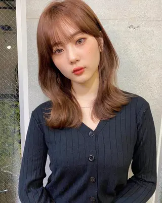 ミディアム カラー 似合わせレイヤー 🇰🇷荒木洋文のヘアスタイル