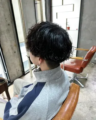 ミディアム 🔥コテ巻き風 ボブパーマ🔥のヘアスタイル