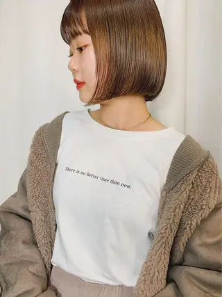 ショート カラー ヘアアレンジ キッズ ネイル マツエク・マツパ 古賀 侑磨のヘアスタイル