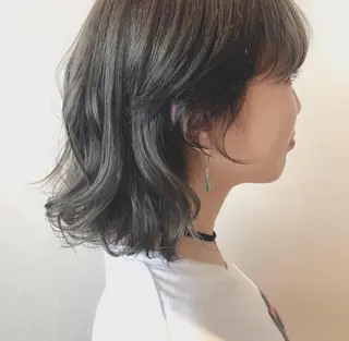 ミディアム パーマ ヘアアレンジ ニシダヒカリ🌙 髪質改善×似合わせのヘアスタイル