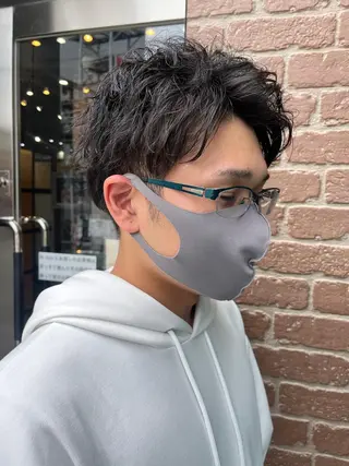 ショート カラー パーマ ヘアアレンジ メンズ キッズ ネイル マツエク・マツパ 久木原 ゆりのヘアスタイル