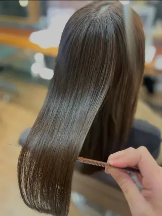 ロング カラー アレンジ/艶髪/ 艶カラー/koumeのヘアスタイル