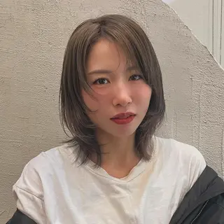 ミディアム カラー 金沢市/美容師/ 岡島由希美のマツエク・マツパデザイン