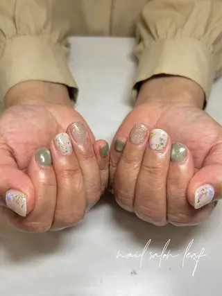 ネイル Leaf ちかほのネイルデザイン