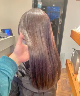 ロング カラー カットが上手い 💇♂🌸サク🌸のヘアスタイル