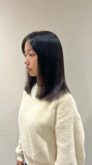 ミディアム カラー ミディアムレイヤー/ 艶カラー🎀 emiのヘアスタイル