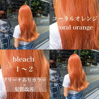 ロング ️💕淡いハイトーン 💕︎︎ひかるのヘアスタイル