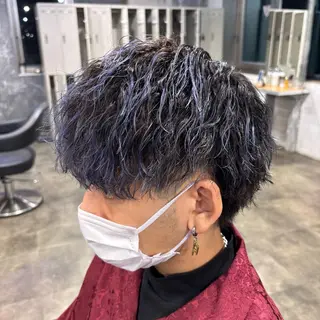 メンズ 🪽直毛男子の救世主 🪽フェザーパーマのヘアスタイル