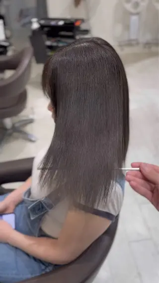 ミディアム 艶カラー /顔周り◎ 小川泰輝🫧のヘアスタイル