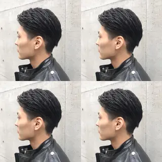ミディアム カラー ヘアアレンジ TAKUMAブリーチ /切りっぱなし🪽のヘアスタイル