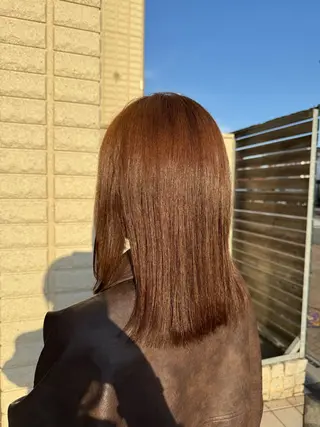 セミロング カラー 大塚 しおりのヘアスタイル