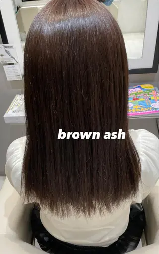 ロング カラー k-twoたき✨艶感 カラー/美髪矯正のヘアスタイル