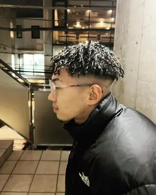 ショート カラー パーマ ヘアアレンジ メンズ 💎髪質改善特化💎 RUITOのヘアスタイル