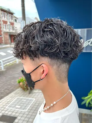 ショート パーマ メンズ メンズパーマ職人 加藤 弘貴のヘアスタイル