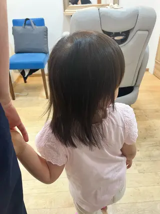 ミディアム キッズ MoMO北三条駅 ꕤ︎︎·͜·さとうのヘアスタイル