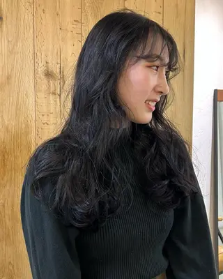 ロング カラー じゅわっと暖色カラー 🍊Moemiのヘアスタイル