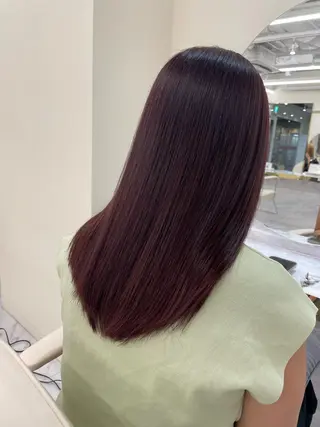 セミロング カラー ヘアアレンジ 髪質改善特化 🫧松野力也のヘアスタイル