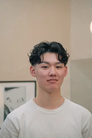 ショート カラー パーマ メンズ 🔗メンズサロン🔗 Kieのヘアスタイル