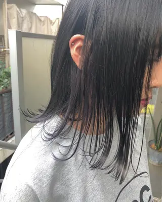 ミディアム カラー 北間 寛哉のヘアスタイル