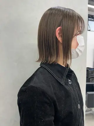 ショート カラー 🧸艶々韓国ヘア 🧁mizunaのヘアスタイル