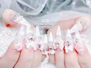 ネイル K.bi_nail ネイル長さ出し専門店のネイルデザイン